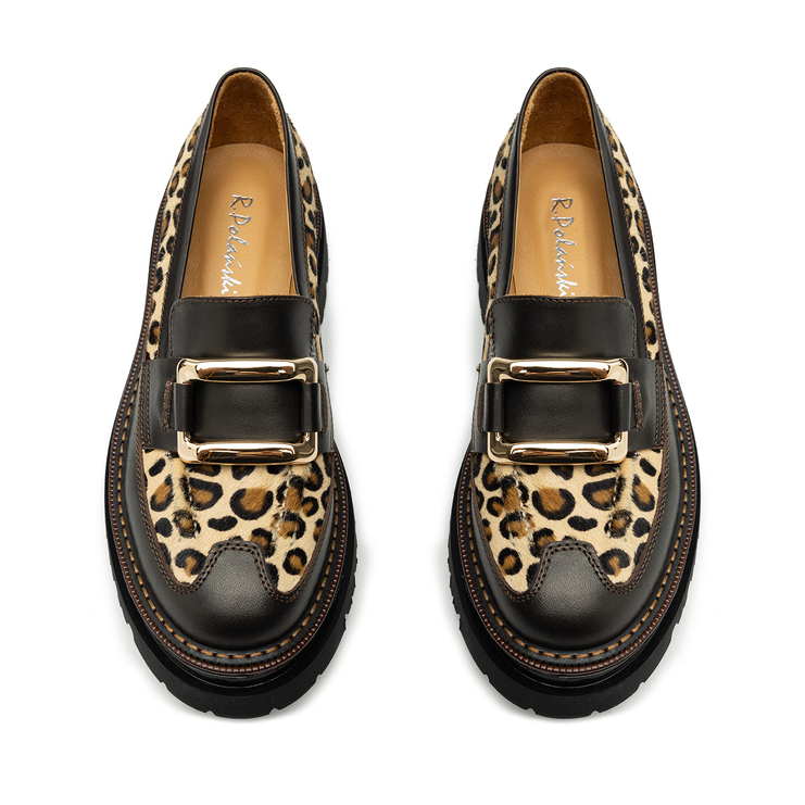 Półbuty R.Polański 2006 - Brązowy Lico/Pantera