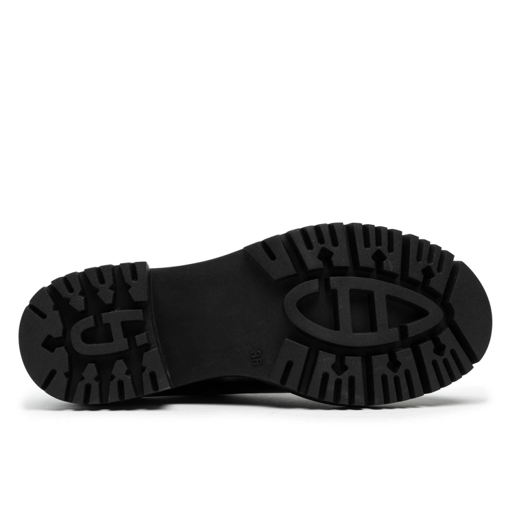 Oxfordy R.Polański 1601 - Czarny Naplak