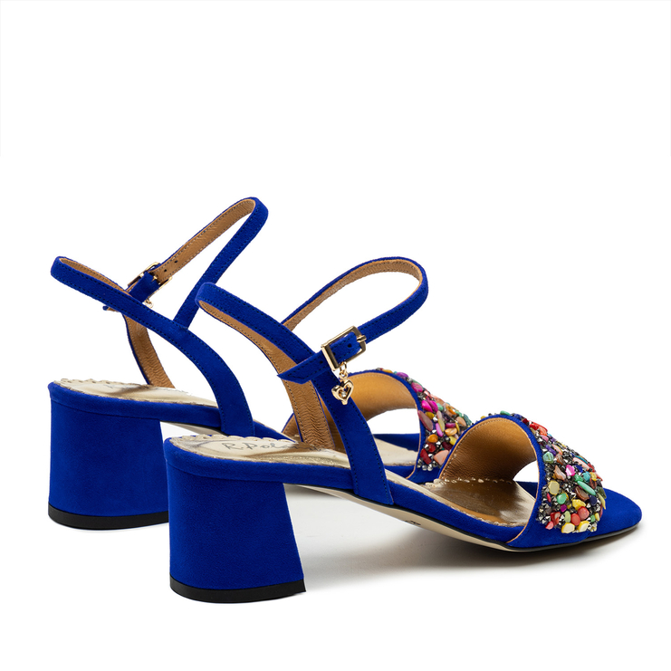 Sandały R.Polański 1123/A - Chaber Zamsz