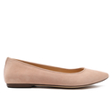 Baleriny 727 - Beżowy Zamsz