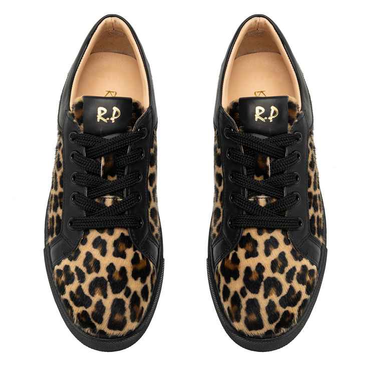 Sneakersy R.Polański 2095 - Czarny Lico/Pantera