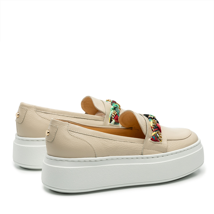 Półbuty R.Polański 1913 - Beżowy Lico