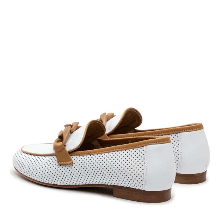 Mokasyny R.Polański 1604 - Biały Lico