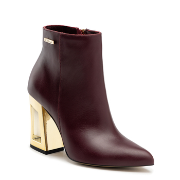 Botki R.Polański 895 - Bordowy Lico