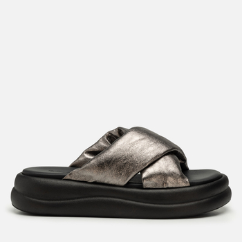 Klapki R.Polański 2198 - Grafitowy