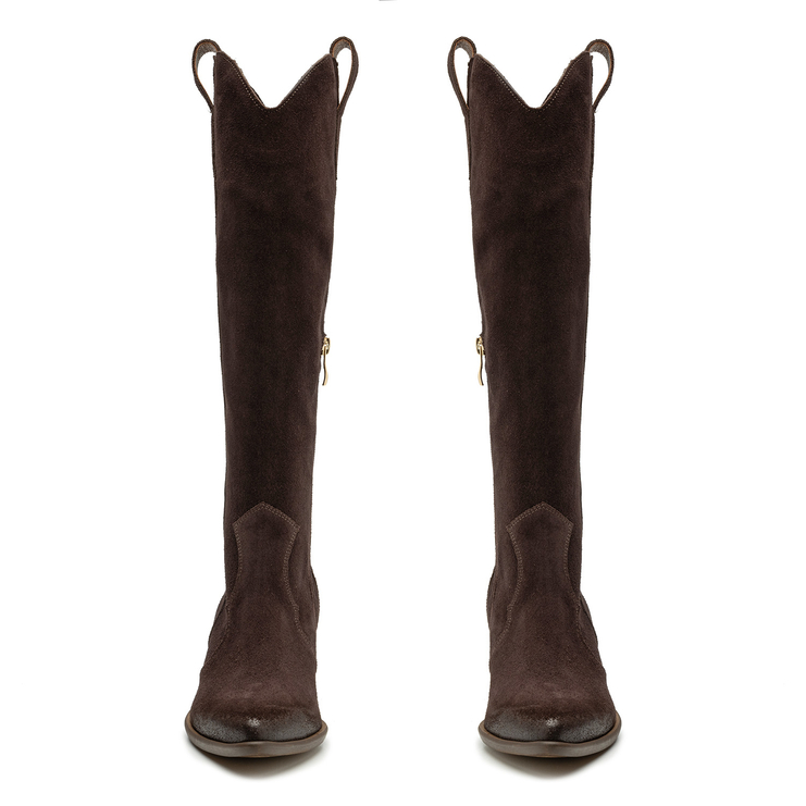 Kozaki R.Polański 2032 - Chocolate 119 Zamsz