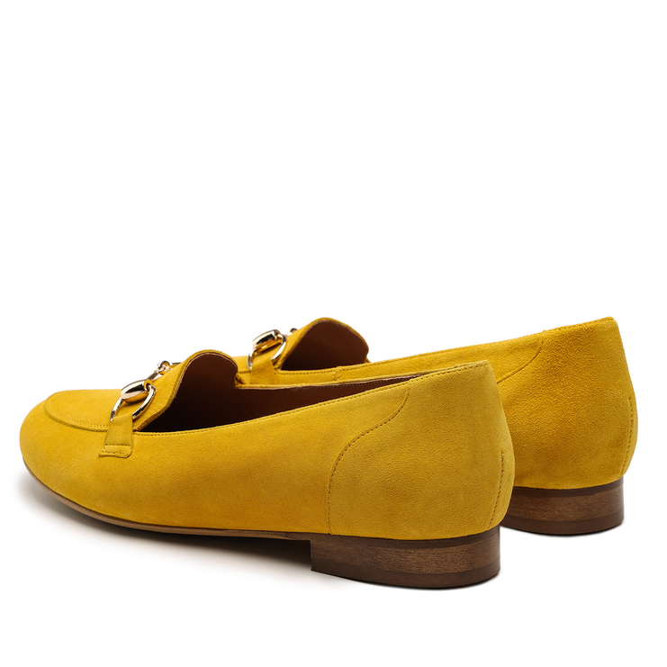 Baleriny R.Polański 1138 - Żółty Zamsz