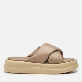 Klapki R.Polański 2198 - Cappuccino Lico