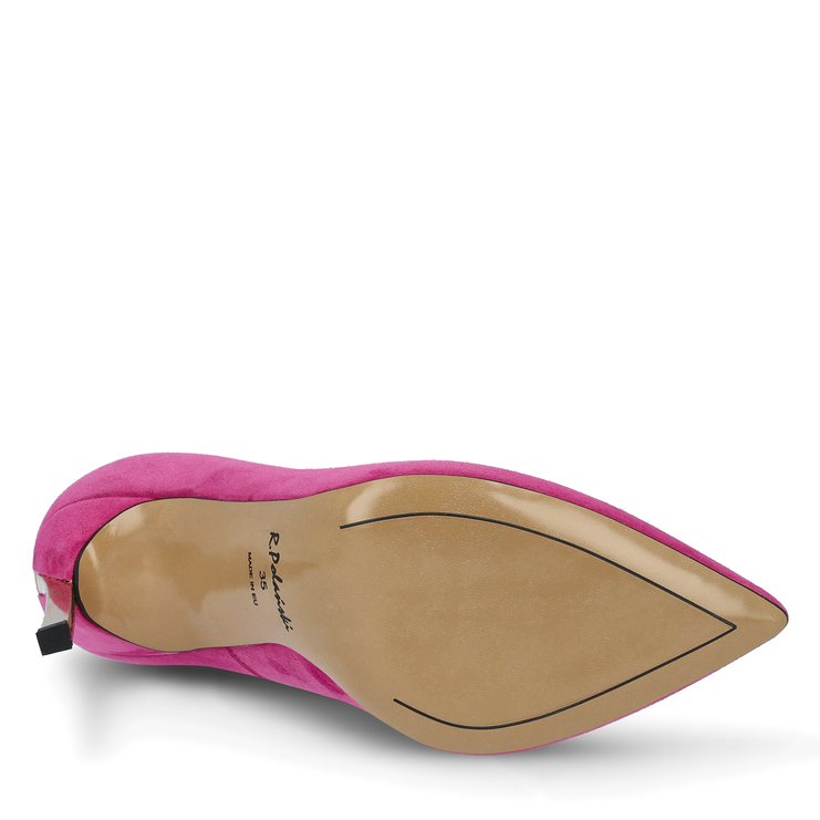 Szpilki 1044 - Magnolia Zamsz