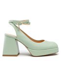 Sandały R.Polański 1491 - Zielony Polina 586 Lico