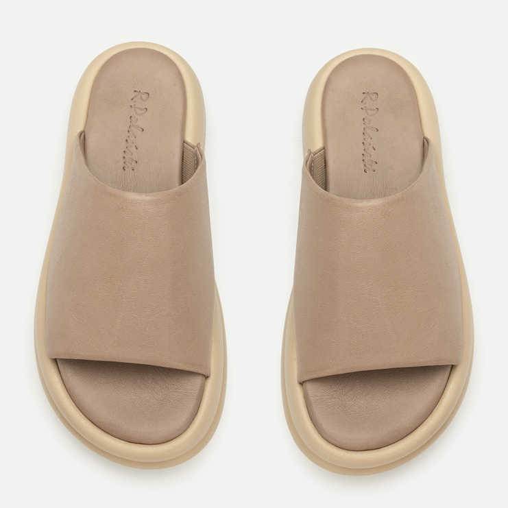 Klapki R.Polański 2194 - Cappuccino Lico