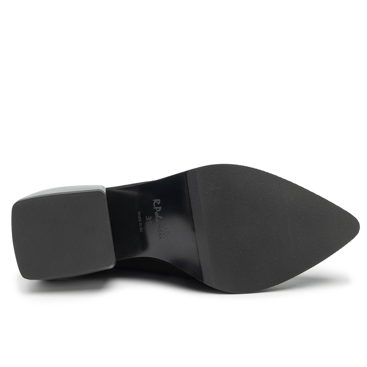 Półbuty R.Polański 1441 - Czarny Zamsz