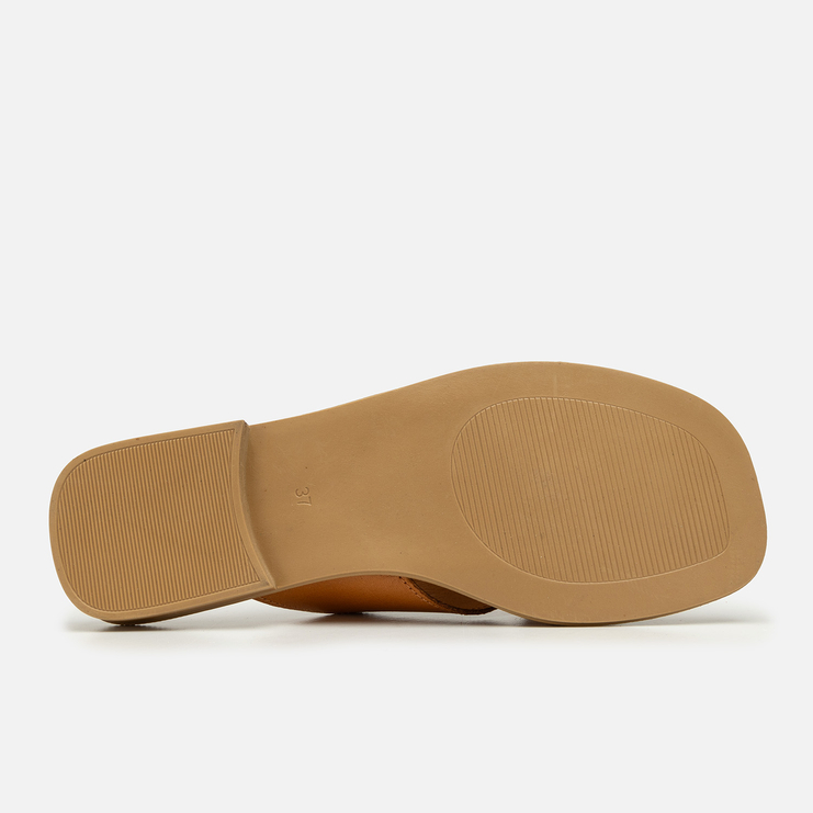 Klapki R.Polański 2152 - Camel Lico