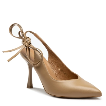 Sandały R.Polański 1421 - Camel Lico