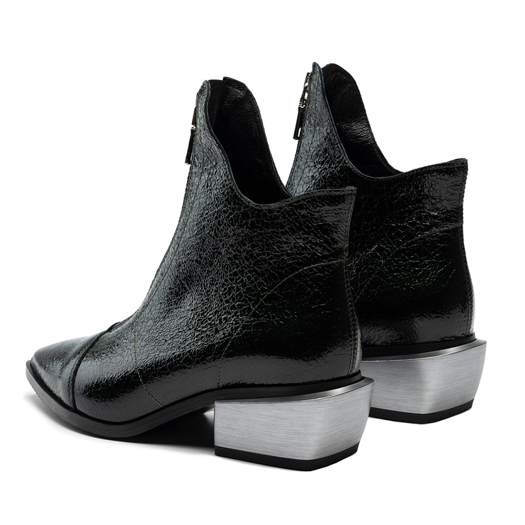 Botki R.Polański 1575 - Ciemny Zielony Naplak