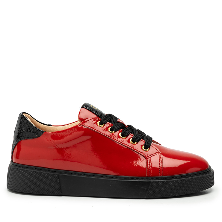 Sneakersy R.Polański 2096 - Czerwony Naplak