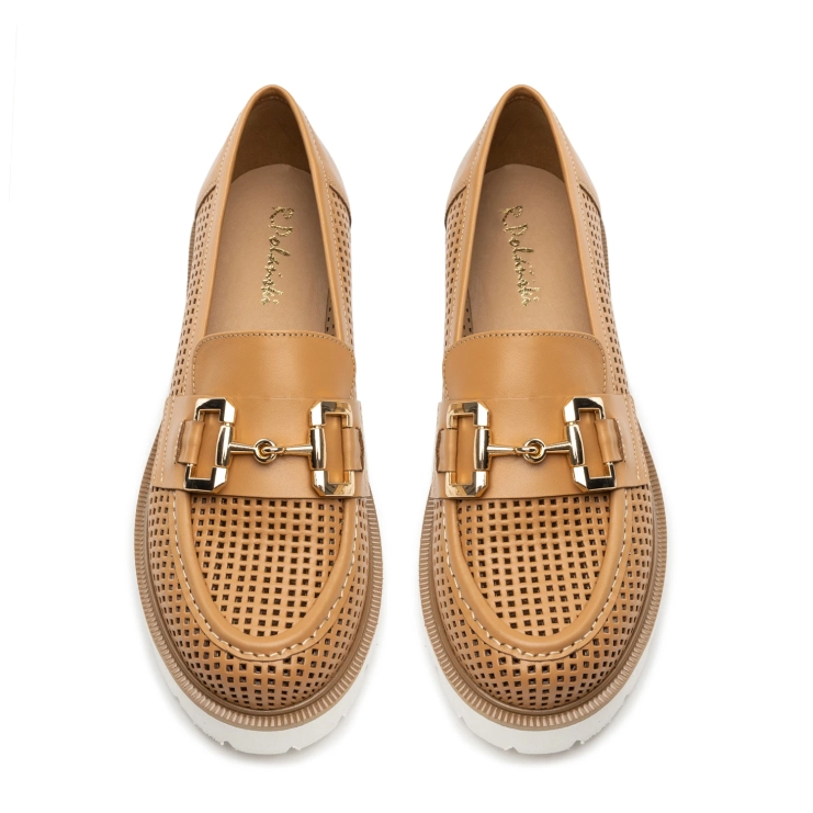 Półbuty R.Polański 1605 - Camel Lico