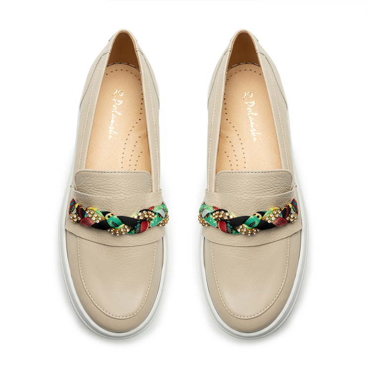 Półbuty R.Polański 1913 - Beżowy Lico