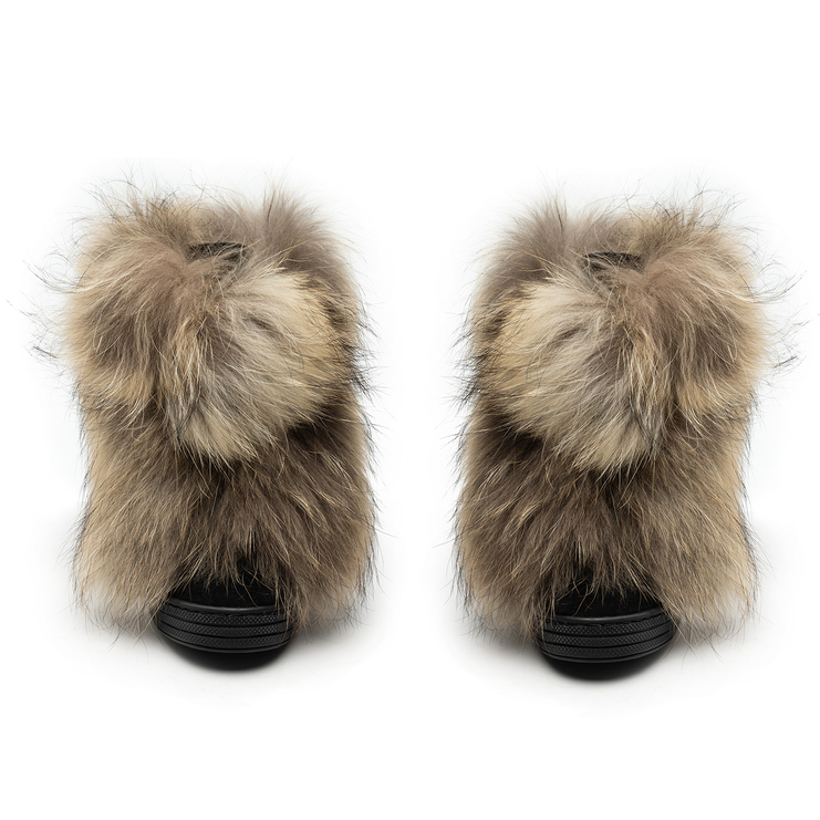 Botki R.Polański 842/K - Czarny Zamsz/Jenot