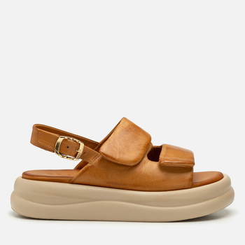 Sandały R.Polański 2196 - Camel Lico