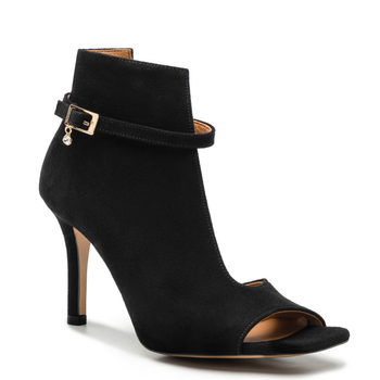 Sandały R.Polański 1680 - Czarny Zamsz