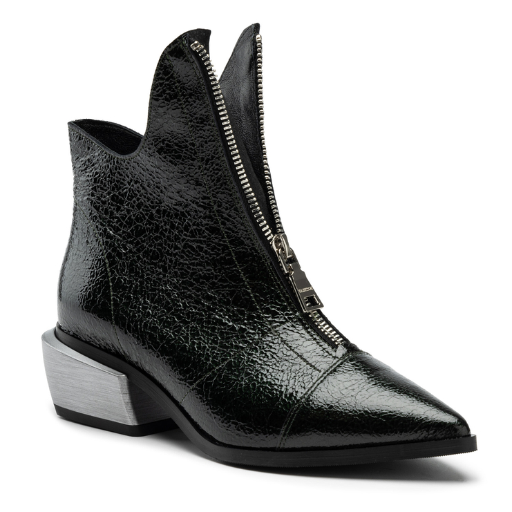 Botki R.Polański 1575 - Ciemny Zielony Naplak