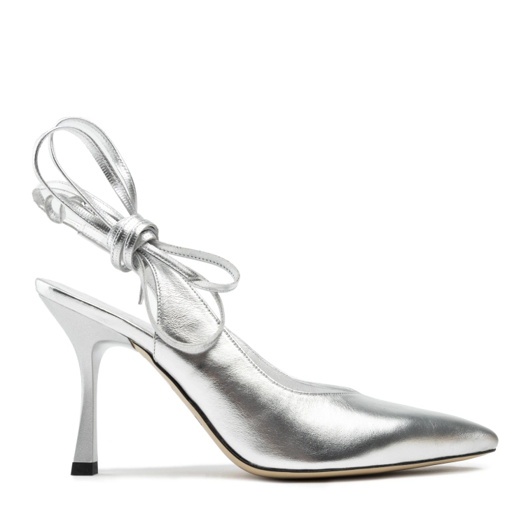 Sandały R.Polański 1421 - Srebrny Lico