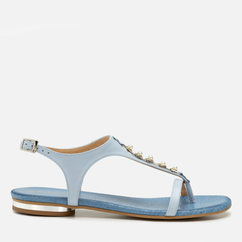 Sandały R.Polański 939 - Błękitny Polina 584 Lico