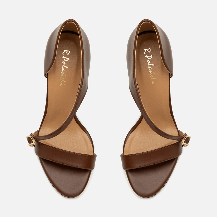 Sandały R.Polański 1704 - Brązowy TST Lico