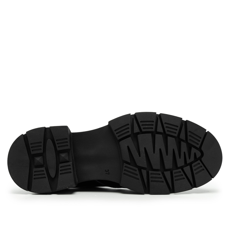 Oxfordy R.Polański 2078 - Czarny Naplak