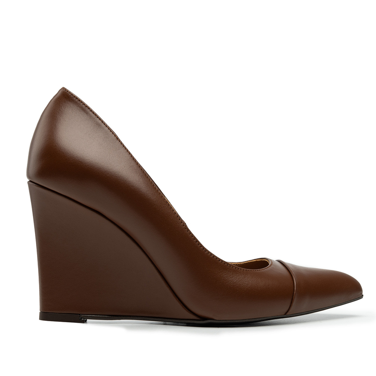 Półbuty R.Polański 1151 - Brązowy TST Lico