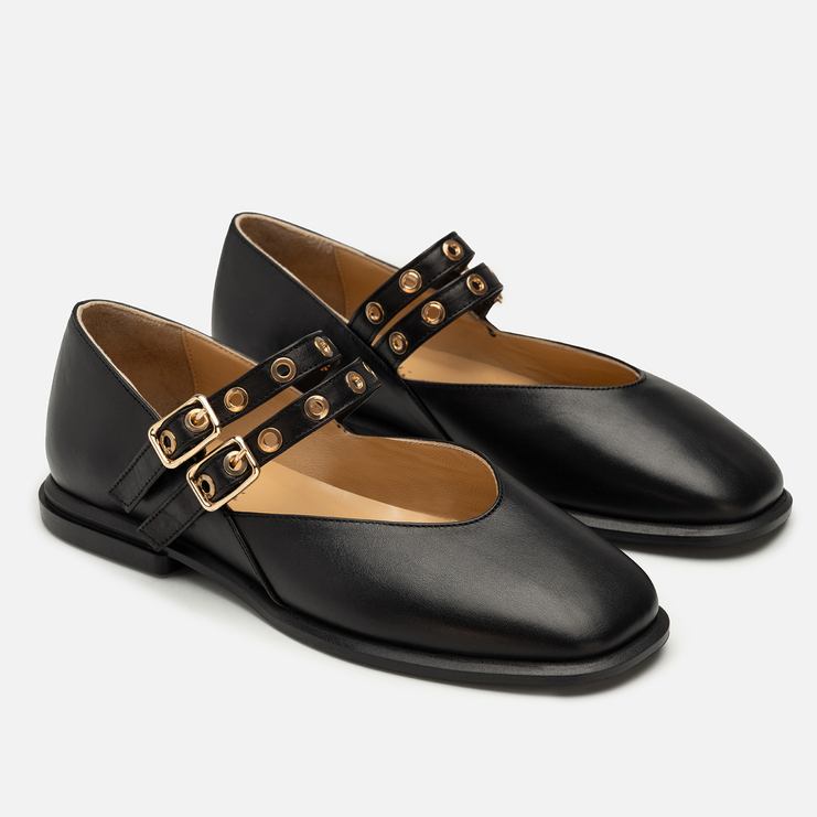 Baleriny R.Polański 2213 - Czarny Lico