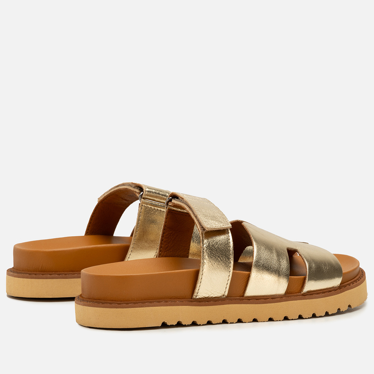 Klapki R.Polański 2159 - Złoty Lico