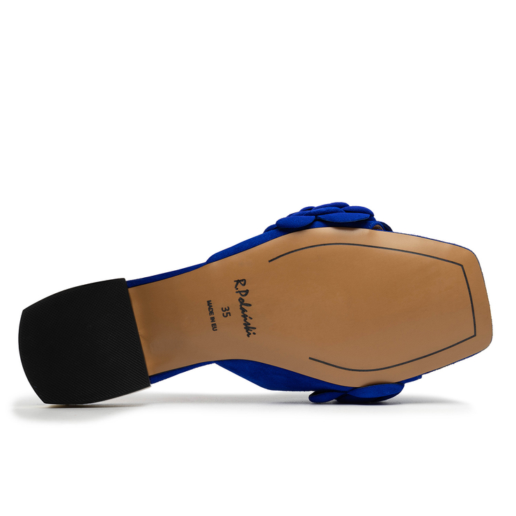 Klapki R.Polański 1281 - Chaber Zamsz