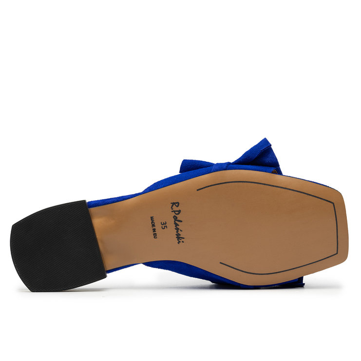 Klapki R.Polański 1282 - Chaber Zamsz