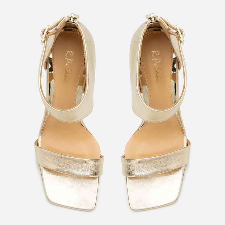 Sandały R.Polański 1735 - Złoty Lico