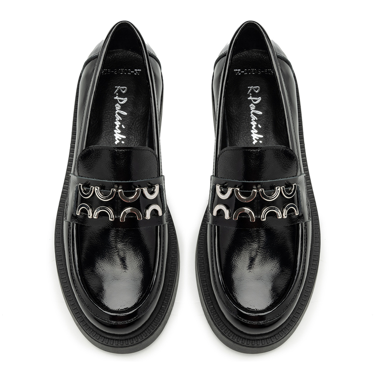 Półbuty R.Polański 2083 - Czarny Naplak