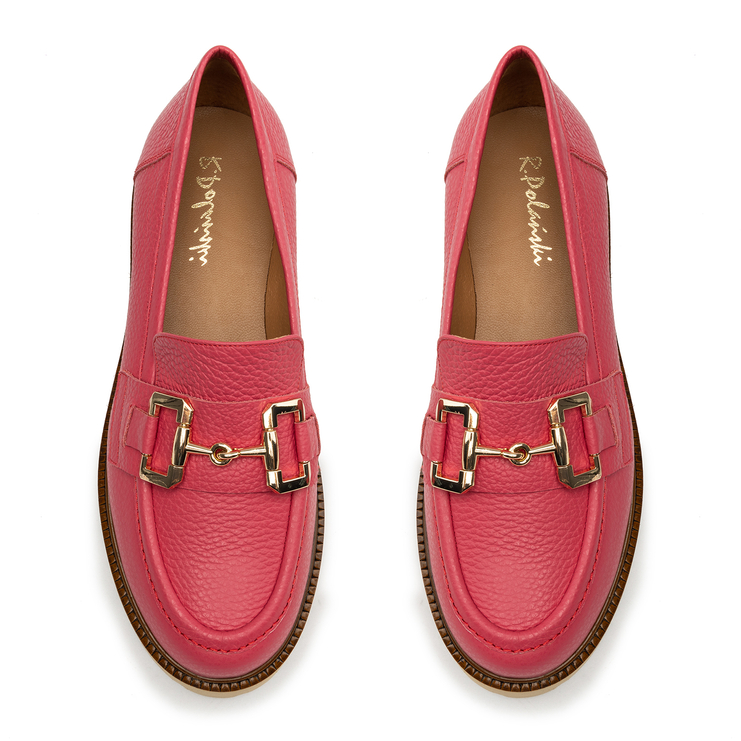 Półbuty R.Polański 1602 - Różowy Scelta TST Lico