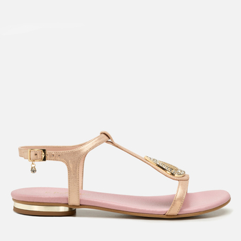 Sandały R.Polański 1023 - Różowy Athena