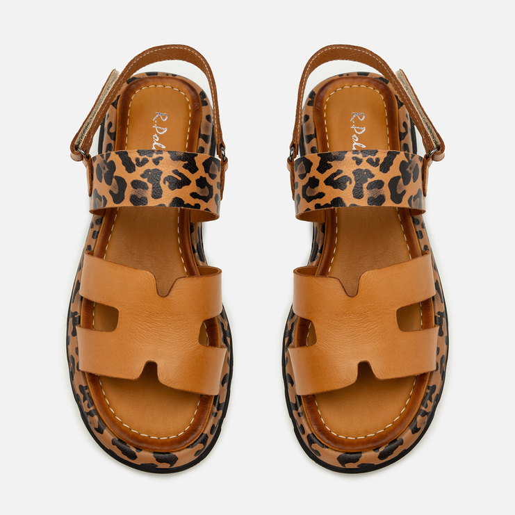 Sandały R.Polański 2209 - Rudy Lico/Pantera