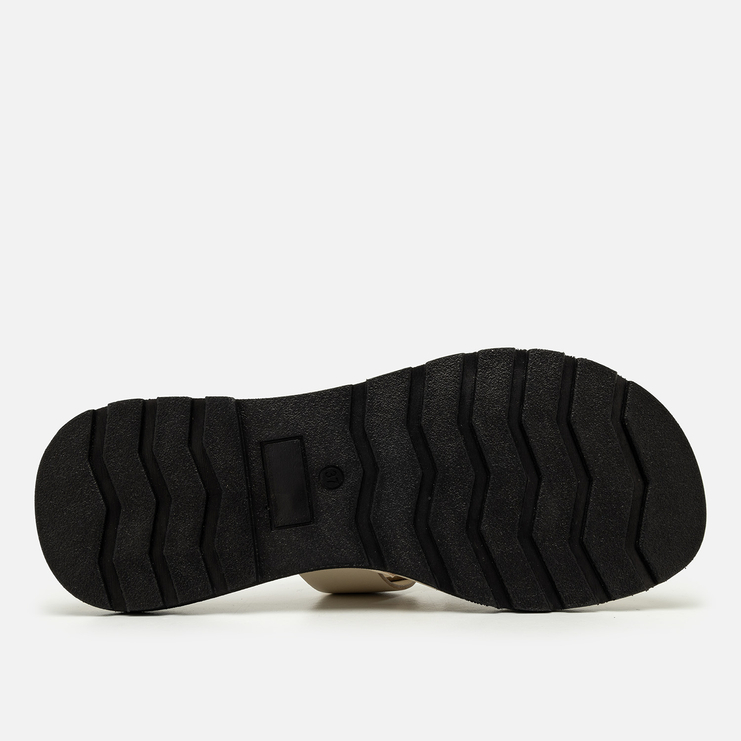 Klapki R.Polański 2128 - Beżowy Lico