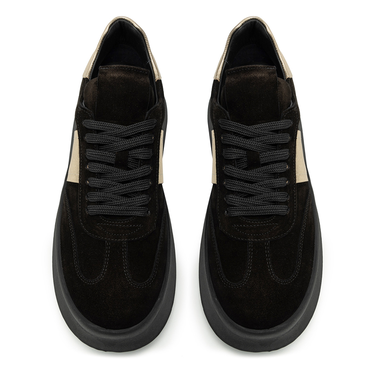 Sneakersy R.Polański 2108 - Czarny Zamsz