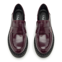 Półbuty R.Polański 2081 - Bordowy Florentic