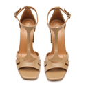 Sandały R.Polański 1489 - Camel Lico