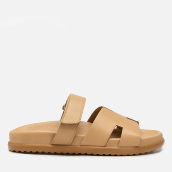 Klapki R.Polański 2223 - Beżowy Lico