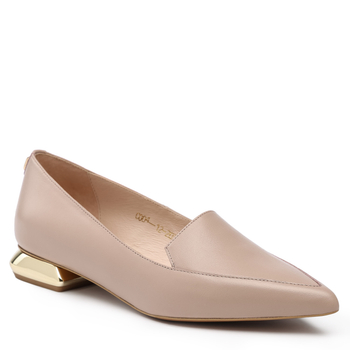 Mokasyny 989 - Różowy Lico