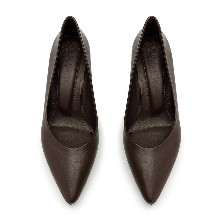 Czółenka R.Polański 2050 - Brązowy Lico