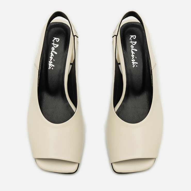 Sandały R.Polański 2179 - Beżowy Lico