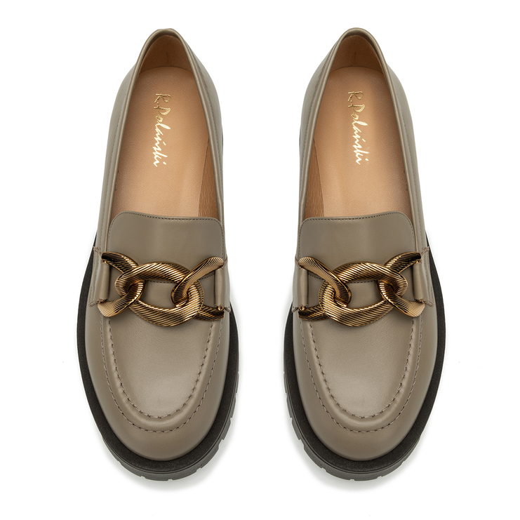 Mokasyny R.Polański 1811 - Cappuccino 34 Lico