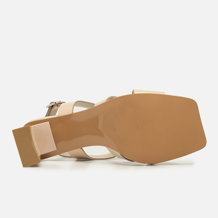 Sandały R.Polański 2175 - Beżowy Naplak